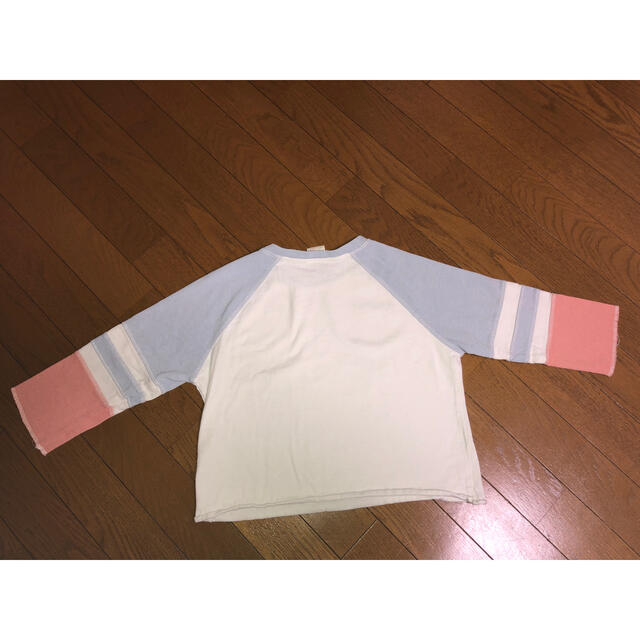 ZARA KIDS(ザラキッズ)のZARA girl 7分丈シャツ キッズ/ベビー/マタニティのキッズ服女の子用(90cm~)(Tシャツ/カットソー)の商品写真