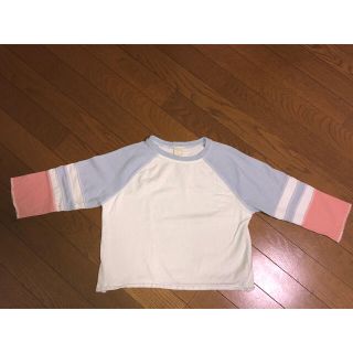 ザラキッズ(ZARA KIDS)のZARA girl 7分丈シャツ(Tシャツ/カットソー)