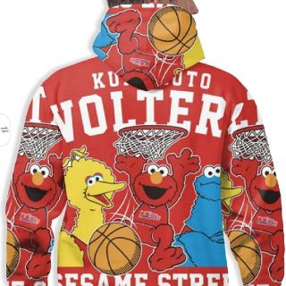 セサミストリート(SESAME STREET)の《1200円引から更に値下げ！》セサミストリート！希少なフルプリントパーカー(パーカー)