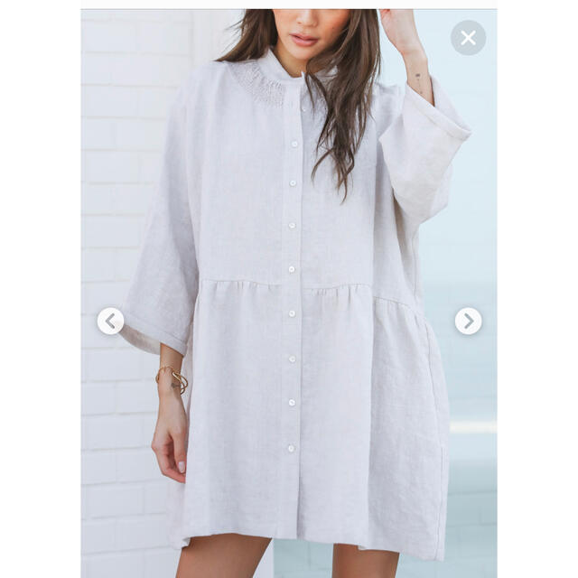 アリシアスタン　Stand Collar Shirt Dress  専用