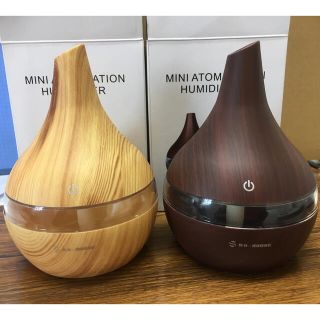 超音波式加湿器2個セット、USB電源、LEDライト(加湿器/除湿機)