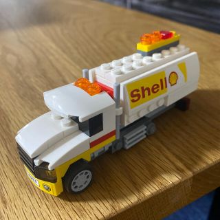 レゴ(Lego)のレゴLEGOシェル欠品有りタンクローリータンカー(知育玩具)