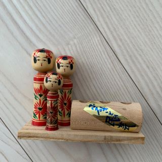 値引き中　こけし　民芸品　ペン立て(置物)