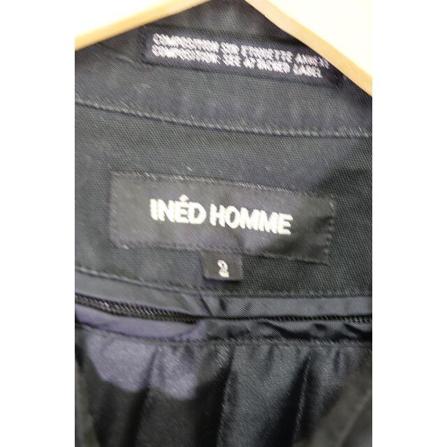 INED(イネド)のプロフ必読INED HOMMEライナー付きトレンチコート/ブラック2 メンズのジャケット/アウター(トレンチコート)の商品写真