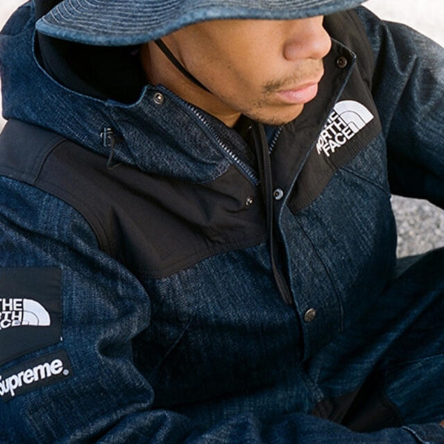 Supreme north face mountain light デニム