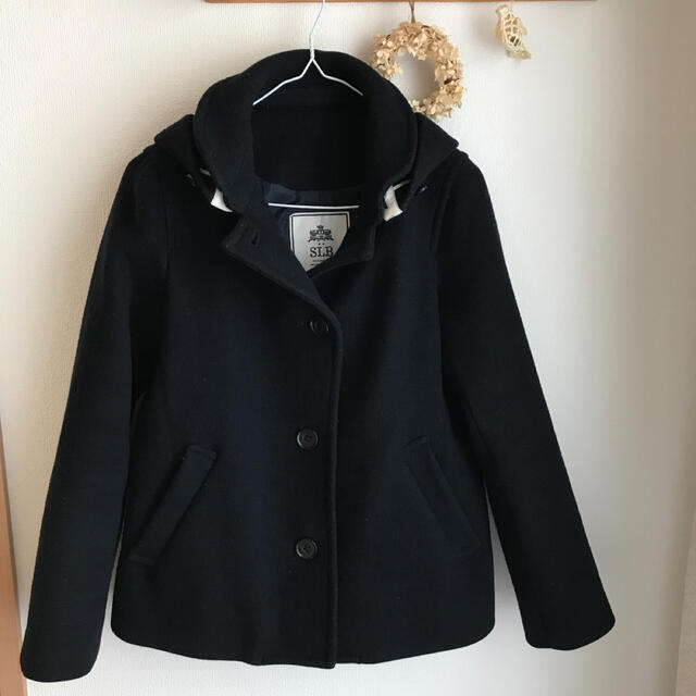SLOBE IENA(スローブイエナ)のスローブイエナ　Pコート　ショートコート　濃紺 レディースのジャケット/アウター(ピーコート)の商品写真