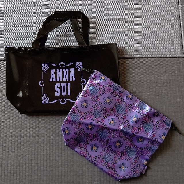 ANNA SUI(アナスイ)のANNA SUI レザー調トート&巾着ポーチ レディースのバッグ(トートバッグ)の商品写真