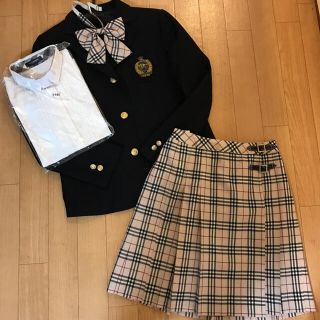 総額10万円　バーバリーロンドン　スカートスーツ　面接　卒服　4点セット　150