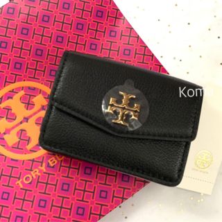 トリーバーチ(Tory Burch)の新品 トリーバーチ キラ トライフォールド ミニ財布 3つ折財布 黒 ブラック(財布)