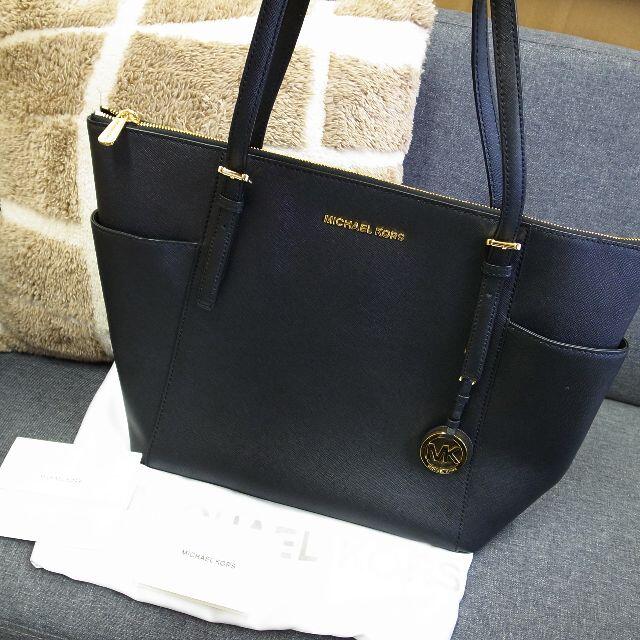 MICHAEL KORS - 正規品☆マイケルコース　ジェットセット　トートバッグ　黒　バッグ　財布　小物