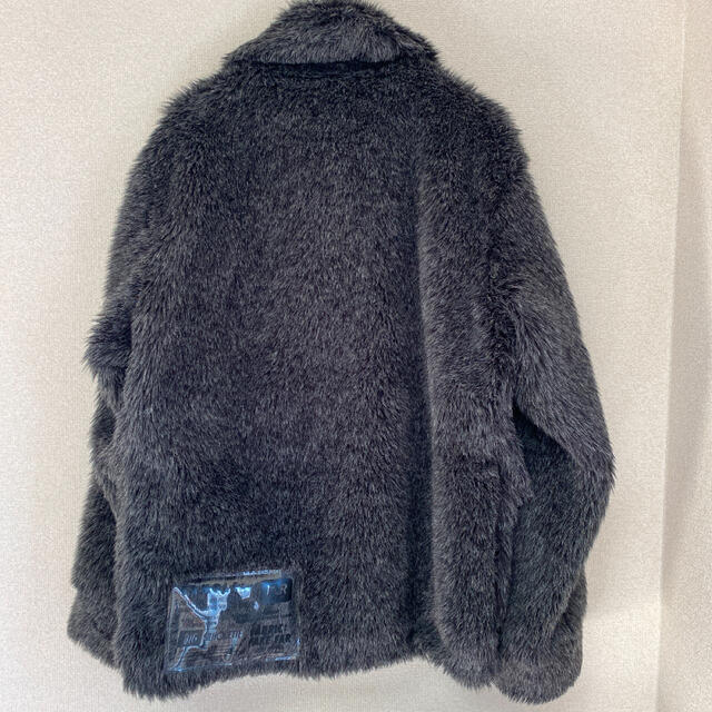 DAIRIKU vinyl patch fur coat 2