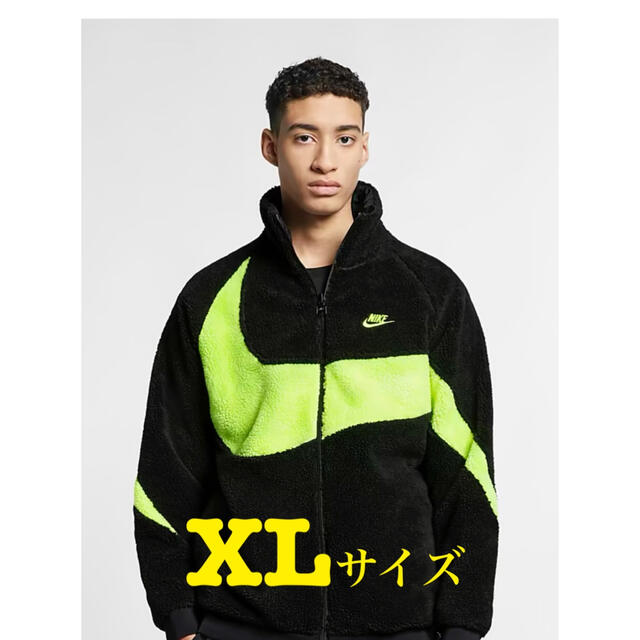 NIKE(ナイキ)のNIKE BIG SWOOSH BOA JACKET ナイキ　ボアジャケットXL メンズのジャケット/アウター(ブルゾン)の商品写真