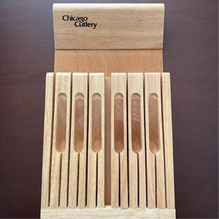 Chicago Cutlery 包丁ホルダー　木製(収納/キッチン雑貨)