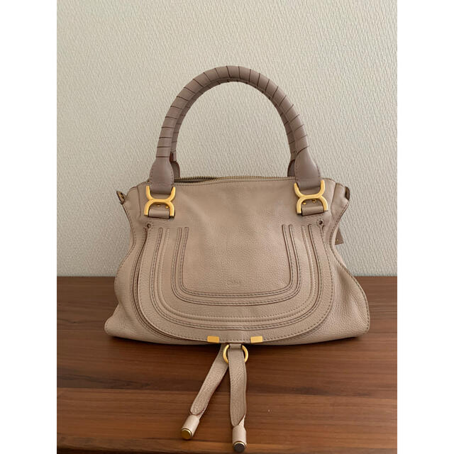 【美品】  Chloe / クロエ | マーシー レザー ショルダーバッグ | ベージュ | レディース