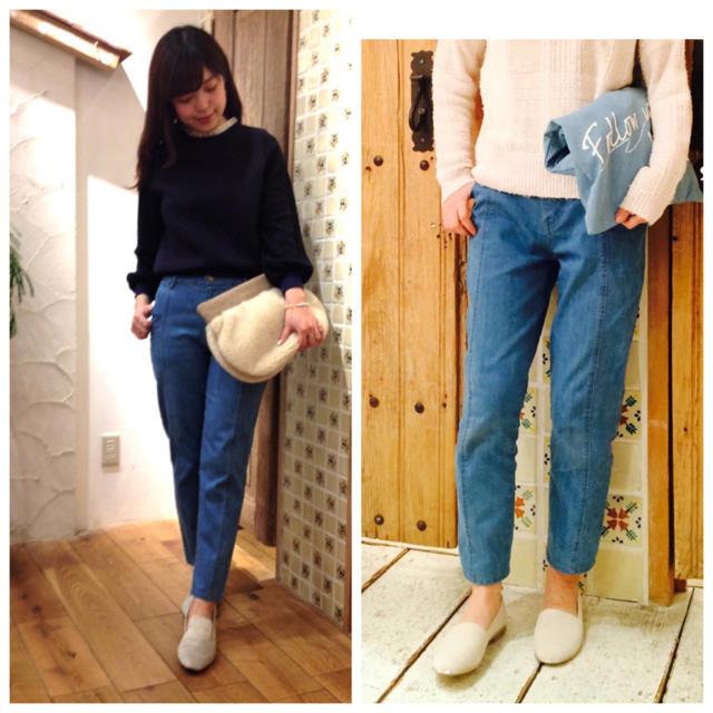 flower(フラワー)のtulip denim pants＊ レディースのパンツ(デニム/ジーンズ)の商品写真