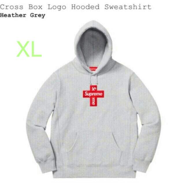 Supreme Cross Box Logo Hooded Sweatshirt