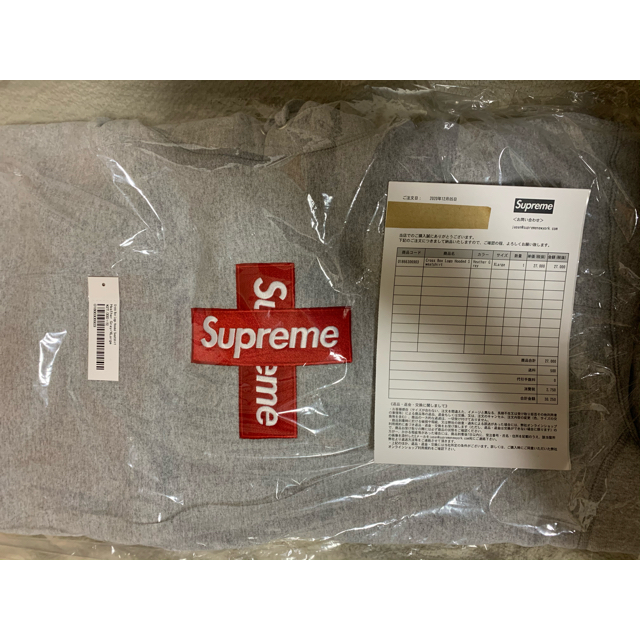 Supreme Cross Box Logo Hooded Sweatshirt