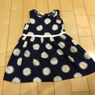 エイチアンドエム(H&M)のH&M 花柄ワンピ 110(ワンピース)