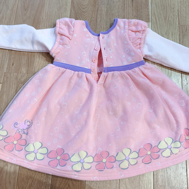 しまむら(シマムラ)のラプンツェル　90女の子ワンピース キッズ/ベビー/マタニティのキッズ服女の子用(90cm~)(ワンピース)の商品写真