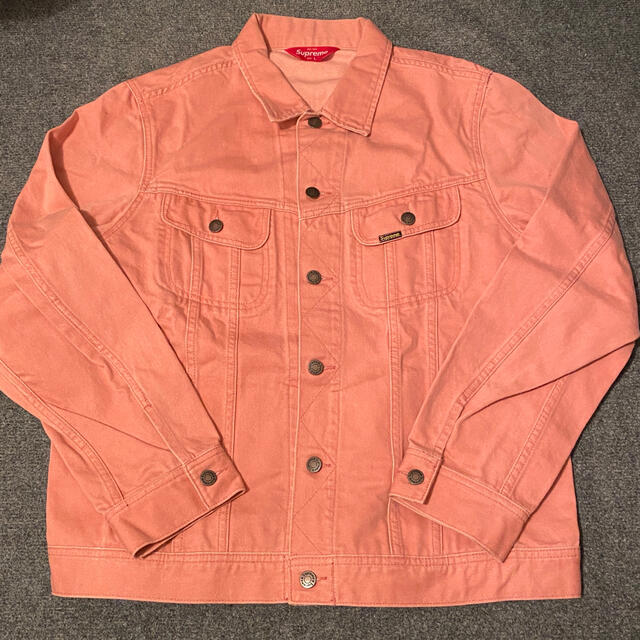 激レア 美品 supreme 16ss デニムジャケット ピンク L 激レア 美品 supreme 16ss デニムジャケット ピンク L