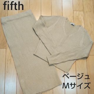 fifth＊Vネックリブニットセットアップ(その他)