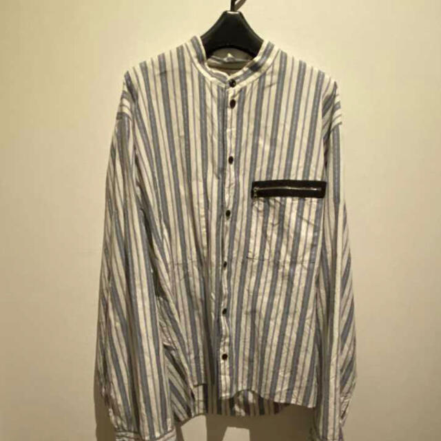 SUNSEA(サンシー)のSUNSEA BLUE NOTE STRIP BOMBER SHIRT 　2 メンズのトップス(シャツ)の商品写真