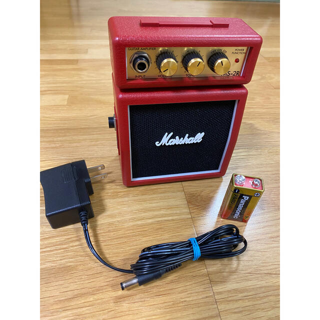 Marshall マーシャルミニアンプ MS-2R レッド 楽器のギター(ギターアンプ)の商品写真