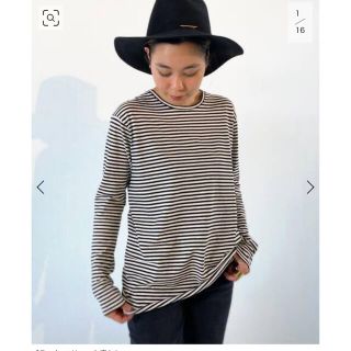 アパルトモンドゥーズィエムクラス(L'Appartement DEUXIEME CLASSE)の新品ダグ付 AP STUDIO ボーダーTシャツ アパルトモン ドゥーズィエム(シャツ/ブラウス(長袖/七分))