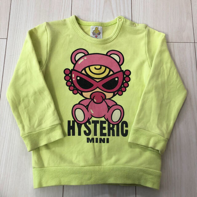 HYSTERIC MINI(ヒステリックミニ)の専用テディトレーナー🧸☕90せんち キッズ/ベビー/マタニティのキッズ服男の子用(90cm~)(Tシャツ/カットソー)の商品写真