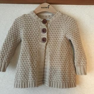 オールドネイビー(Old Navy)の【OLD NAVY】コットンカーディガンsize80、12-18months(カーディガン/ボレロ)