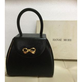 ハナエモリ(HANAE MORI)のHANAE MORI モリハナエ　ハンドバッグ　黒(ハンドバッグ)