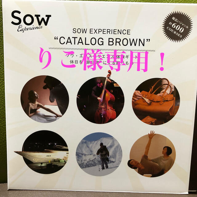 SOW EXPERIENCE 総合カタログ brown施設利用券