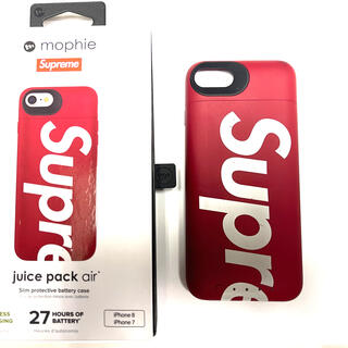 シュプリーム(Supreme)のSupreme mophie iPhone7 8 SE2 ケース　バッテリー(バッテリー/充電器)