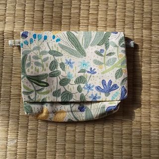 移動ポーチ 移動ポケット お花(ファッション雑貨)