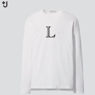 ジルサンダー(Jil Sander)の新品　ユニクロ　+J スーピマコットンクルーネックT 白　L ジルサンダー　(Tシャツ/カットソー(七分/長袖))