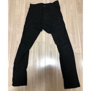 ユリウス(JULIUS)のJULIUS ブラックデニムサルエルパンツ(サルエルパンツ)