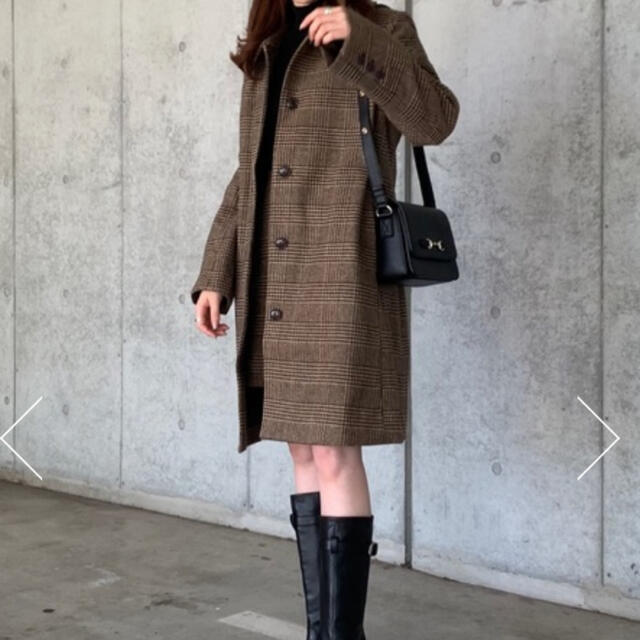 MOUSSY GLEN CHECK コート moussy チェック コート 【オープニング大セール】 9996円 