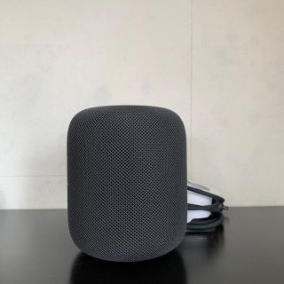 アップル(Apple)のhomepod(スペースグレイ)(スピーカー)