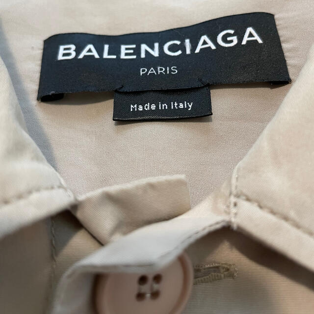 BALENCIAGA 2017A/W ワークシャツ ベージュ 37 バレンシアガ 2