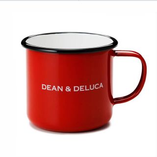 ディーンアンドデルーカ(DEAN & DELUCA)のDEAN & DELUCA ホリデー限定 ホーローマグカップ レッド 8cm(グラス/カップ)