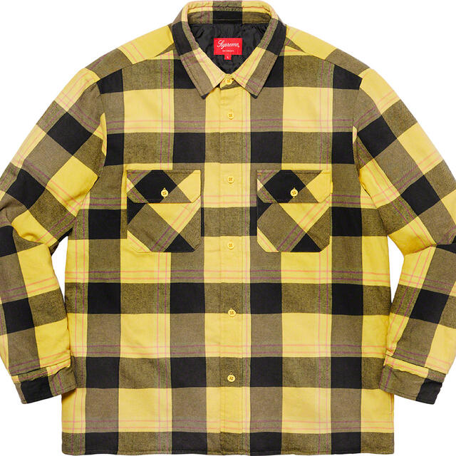 supreme Quited Flannel Shirt