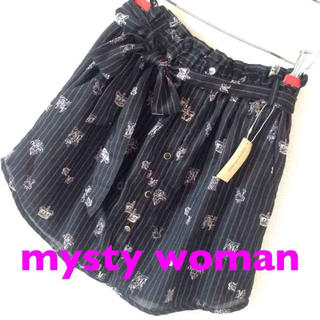 ミスティウーマン(mysty woman)の新品mysty womanシャツスカート(ミニスカート)