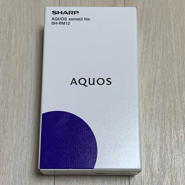 AQUOS sense3 lite シルバーホワイトスマートフォン本体