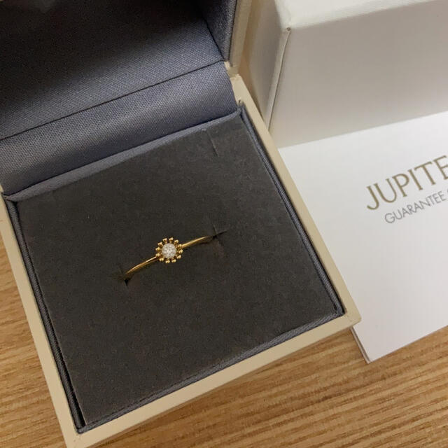 最終値下げ！jupiter k18 ダイヤモンドリング リング(指輪)
