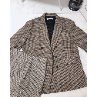 ZARA 千鳥格子柄セットアップ