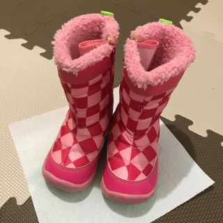 イフミー  ナイロンブーツ ベビー ピンク 15cm(ブーツ)