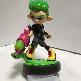 ニンテンドースイッチ(Nintendo Switch)のアミーボ スプラトゥーン2 ネオン グリーン ボーイ アミーボ amiibo (ゲームキャラクター)