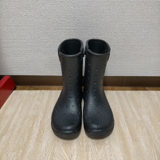 美品☆クロックス☆長靴☆レインブーツ☆ユニセックス☆ブラック26cm(レインブーツ/長靴)