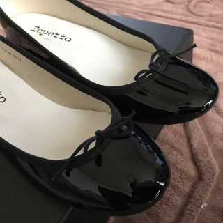 レペット(repetto)のももかさまご専用　レペット　39  ブラック　バレーシューズ(バレエシューズ)