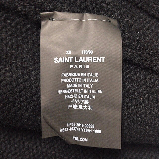 Saint Laurent - SAINT LAURENT PARIS サンローラン フード付ニット